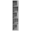 vidaXL Eckregal Grau Sonoma 33x33x164,5 cm Holzwerkstoff