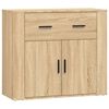 vidaXL Sideboards 3 Stk. Sonoma-Eiche Holzwerkstoff