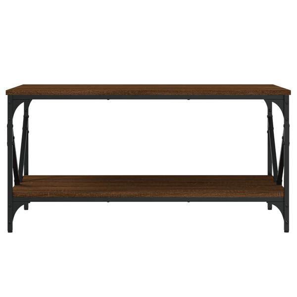 vidaXL Couchtisch Braun Eichen-Optik 90x50x45 cm Holzwerkstoff