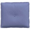 vidaXL R&uuml;ckenkissen Jeans blau 50 x 19 x 45 cm Stoff