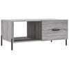 vidaXL Couchtisch Grau Sonoma 90x50x40 cm Holzwerkstoff