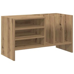 vidaXL Schallplattenschrank Artisan-Eiche 78,5 x 35 x 45 cm