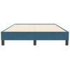 vidaXL Bettgestell ohne Matratze Dunkelblau 120x210 cm Samt