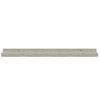 vidaXL Wandregale 2 Stk. Betongrau 60x9x3 cm