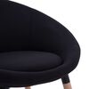 vidaXL Esszimmerstuhl Schwarz Stoff