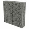 vidaXL Gabionenwand mit Abdeckung Verzinkter Stahl 100&times;20&times;100 cm