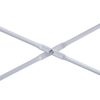 vidaXL Schreibtisch Wei&szlig; 110x60x138 cm Holzwerkstoff