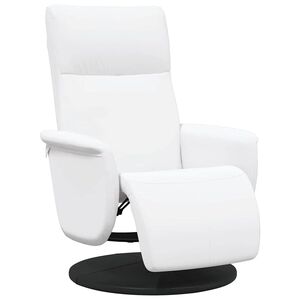 vidaXL Massage Relaxsessel Wei&szlig; Kunstleder