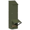 vidaXL H&uuml;hnerf&uuml;tterer Olive Gr&uuml;n 13 x 12 x 51 cm Kaltgewalzter Stahl