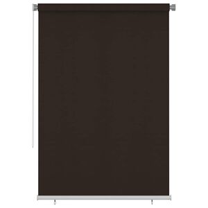 vidaXL Au&szlig;enrollo 165 (B)x230 (H) cm Braun HDPE