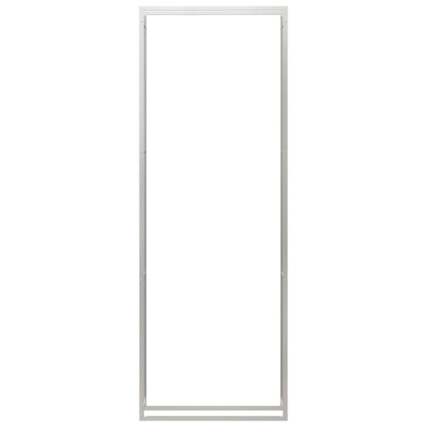 vidaXL Brennholzregal 110x28x312 cm Edelstahl