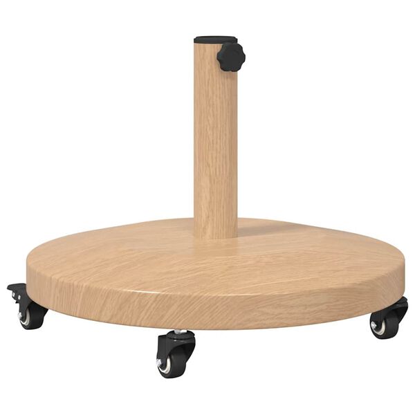 vidaXL Sonnenschirmst&auml;nder Helles Holz 48 x 48 x 32 cm