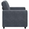 vidaXL Sessel Dunkelgrau 100x77x82 cm Samt