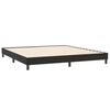 vidaXL Boxspringbett mit Matratze Schwarz 180x210 cm Samt
