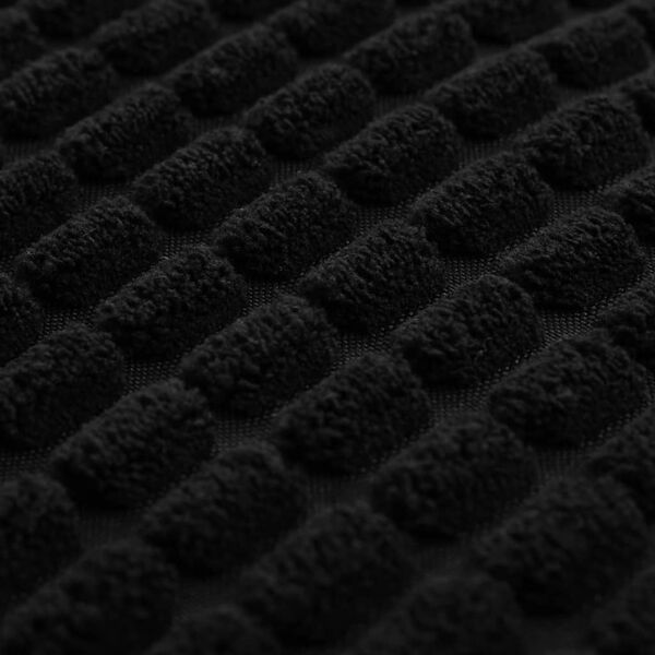 vidaXL Kissen-Set 2 Stk. Velours 60 x 60 cm Schwarz