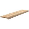 vidaXL Treppenstufen 12 Stk. Unbehandelt 110x30x2 cm Massivholz Eiche