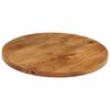 vidaXL Tischplatte &Oslash; 40x2,5 cm Rund Massivholz Mango