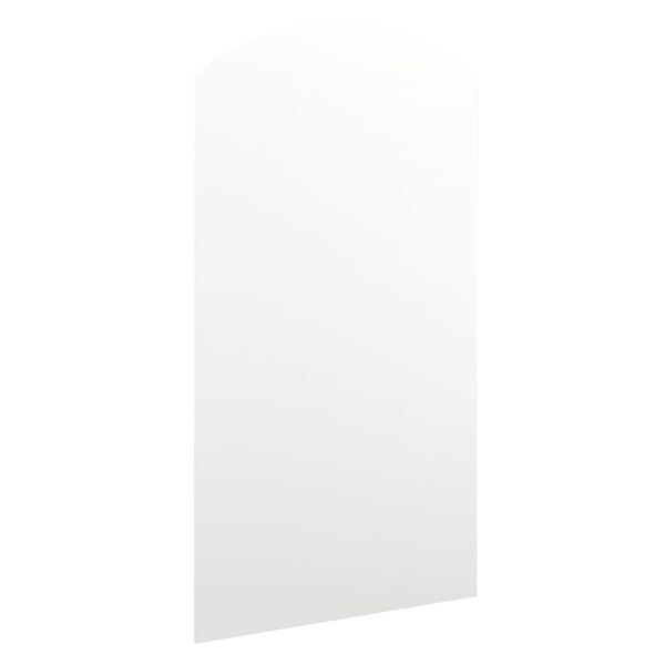 vidaXL Spiegel mit LED-Leuchten 90x45 cm Glas Bogenf&ouml;rmig