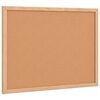 vidaXL Korktafel mit massivem Kiefernholzrahmen 40x30 cm