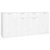 vidaXL Sideboard Wei&szlig; 160x36x75 cm Holzwerkstoff
