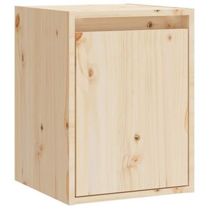 vidaXL Wandschrank 30x30x40 cm Massivholz Kiefer