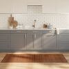 vidaXL Teppich Rechteckig Braun 70x200 cm Bambus