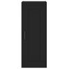 vidaXL Highboard Schwarz 34,5x34x180 cm Holzwerkstoff