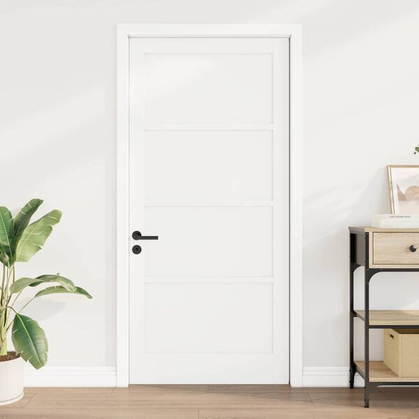 vidaXL Interior T&uuml;r ORKDAL Wei&szlig; 93 x 202 cm Sperrholz