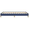 vidaXL Bettgestell ohne Matratze Blau 120x190 cm Stoff