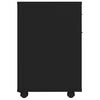 vidaXL Rollschrank Schwarz 45x38x54 cm Holzwerkstoff