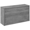 vidaXL Schuhbank Grau Sonoma 80x24x45 cm Holzwerkstoff