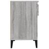 vidaXL Schuhregal Grau Sonoma 102x36x60 cm Holzwerkstoff