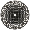 vidaXL Gartentisch Bronzen &Oslash;90x75 cm Aluminiumguss