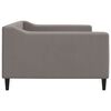 vidaXL Tagesbett Taupe 100x200 cm Stoff