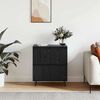 vidaXL Sideboard Schwarz Eichen-Optik 60 x 35 x 70 cm