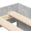 vidaXL Bettrahmen mit Schubladen Beton Grau 100 x 200 cm Holzwerkstoff