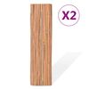 vidaXL Bambusz&auml;une 2 Stk. 100x400 cm