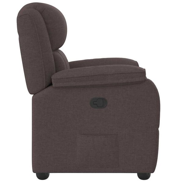 vidaXL Relaxsessel Dunkelbraun Stoff