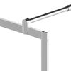 vidaXL Duschwand f&uuml;r Begehbare Dusche mit Klarem ESG-Glas 140x195 cm