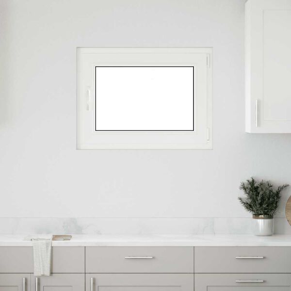 vidaXL Kellerfenster "RISOR" 80x60 cm Drehkipp DIN Rechts Anthrazit
