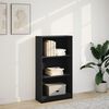 vidaXL B&uuml;cherregal Schwarz 60x24x109 cm Holzwerkstoff