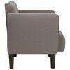 vidaXL Sessel mit Armlehnen Hellgrau 54 cm Cordstoff