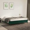 vidaXL Bettgestell ohne Matratze Dunkelgr&uuml;n 180x200 cm Samt