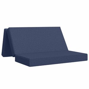 vidaXL Klappsofa Bett 120 x 67 x 45 cm Blau