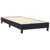 vidaXL Boxspringbett mit Matratze & LED Schwarz 100x220 cm Samt