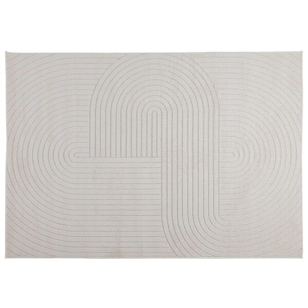 vidaXL Bereichsteppiche HUARTE Creme 230 x 160 cm Polyester