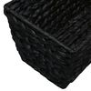 vidaXL Blumenkasten 2 Stk. Wasserhyazinthe Schwarz