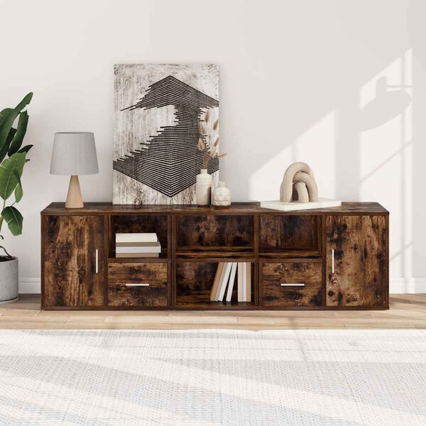 vidaXL Eckregal R&auml;uchereiche 160x40x45 cm Holzwerkstoff