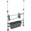 vidaXL K&uuml;chenorganisator Verstellbar Aluminium