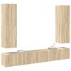 vidaXL 4-tlg. TV-Schrank-Set Sonoma-Eiche Holzwerkstoff